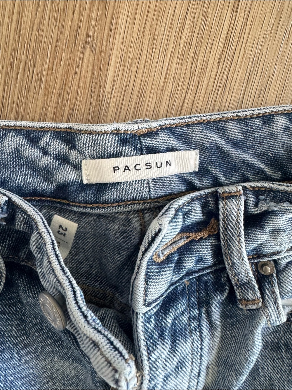 PacSun Women's Light Blue High-Rise Denim Jeans